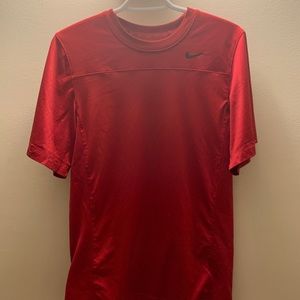 Nike - Men’s red Dri-Fit short sleeve shirt